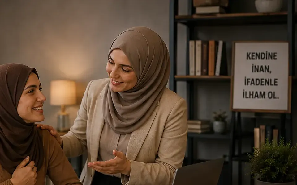 Öz Güven Geliştirme eğitiminden bir görüşme anı