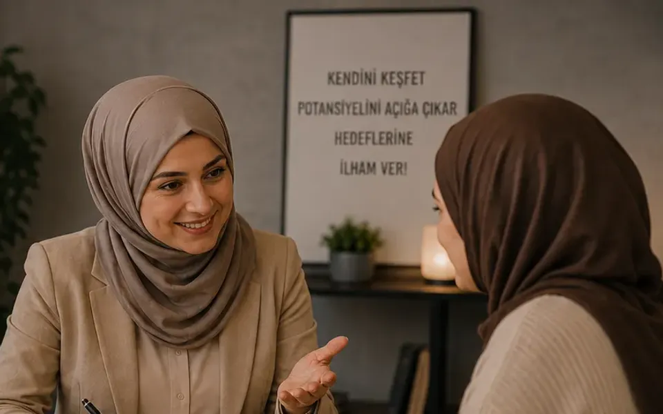 Yaşam Koçluğu Programı eğitiminden bir görüşme anı